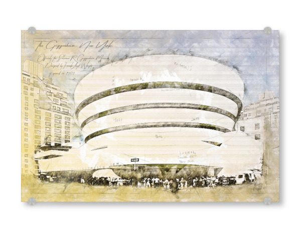 Acrylglasbild "Guggenheim Museum, New York" artboxONE - Städte / New York,Architektur