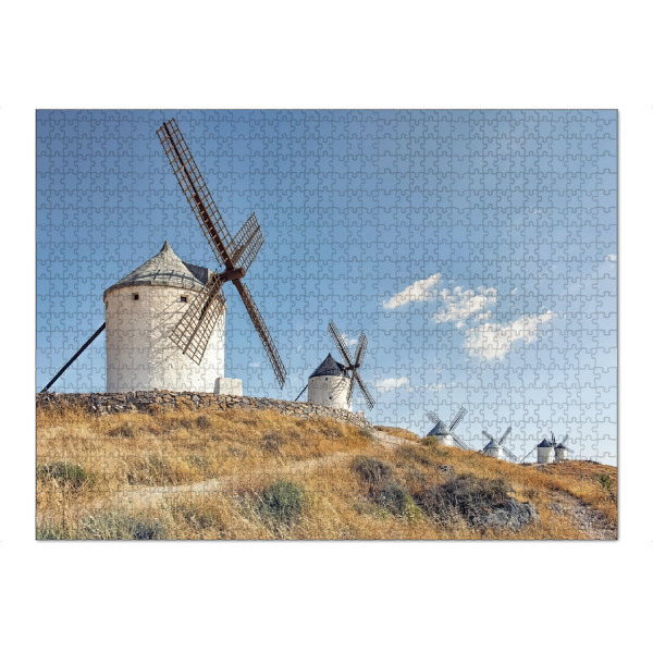 Puzzle Ravensburger "Windmills in La Mancha" artboxONE - Reise,Architektur,Reise / Länder