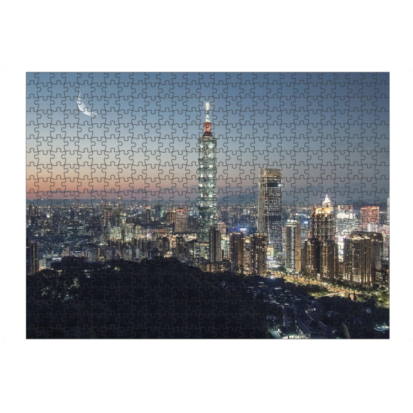 artboxONE Puzzle "A city under the moonlight" artboxONE - Reise,Architektur,Reise / Asien,Reise / Länder,Städte / Weitere