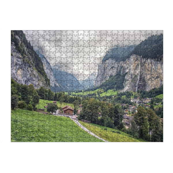 Puzzle Ravensburger "Lauterbrunnen" artboxONE - Natur,Reise,Reise / Länder