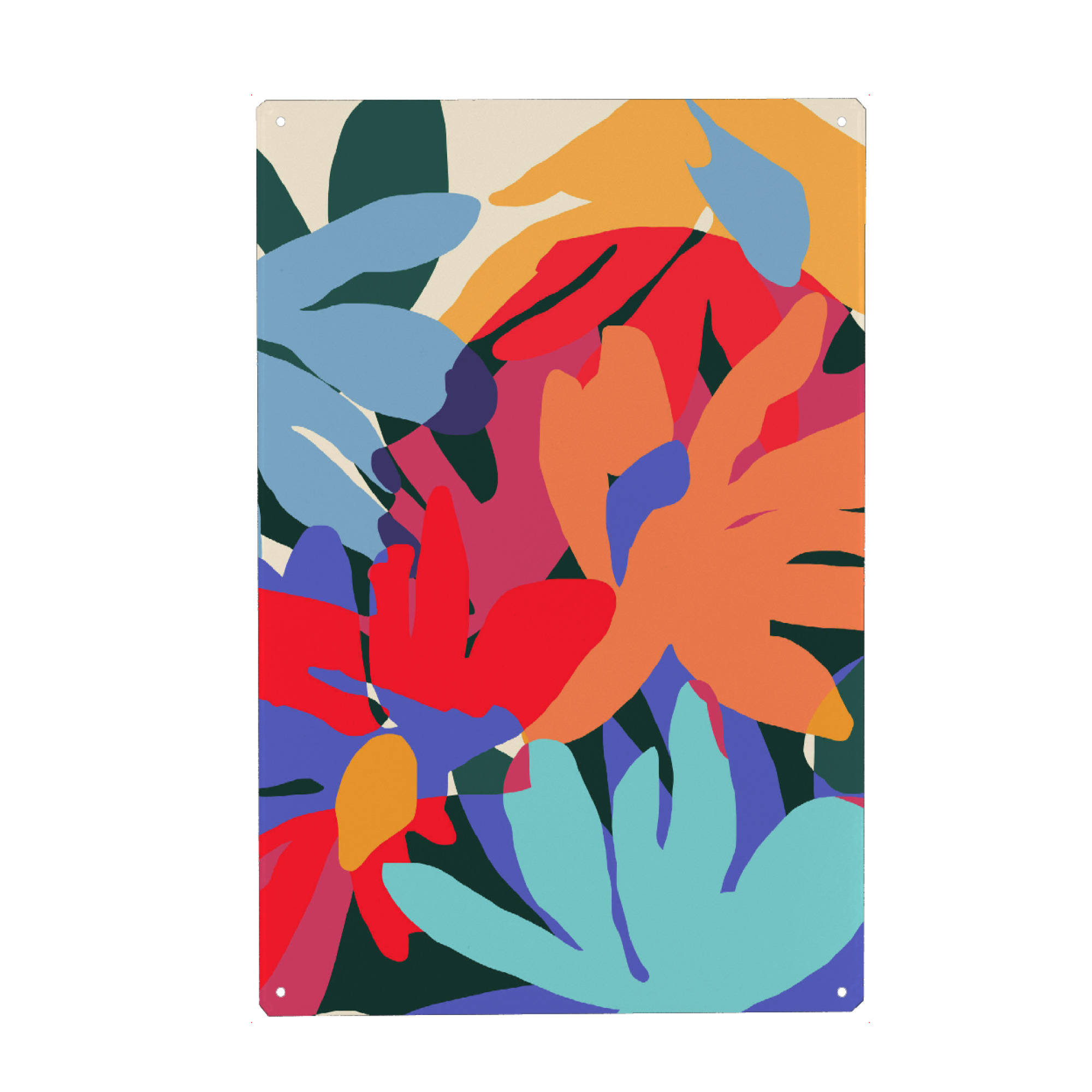 Holzbild "Where Flowers Blossom" artboxONE - Floral,Abstrakt