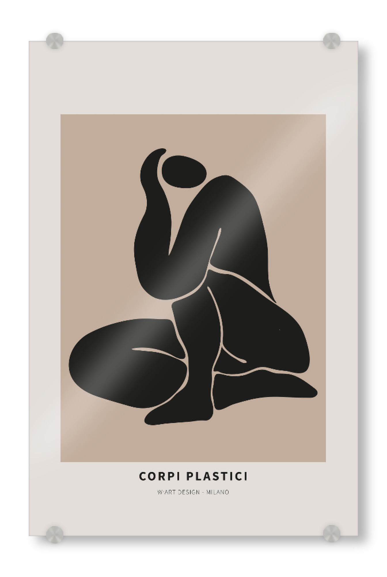 Acrylglasbild "ABSTRACT NUDE EXHIBITION" artboxONE - Abstrakt,Menschen