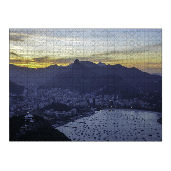 Puzzle Ravensburger "Carioca Sunset C" artboxONE - Reise,Städte / Rio de Janeiro
