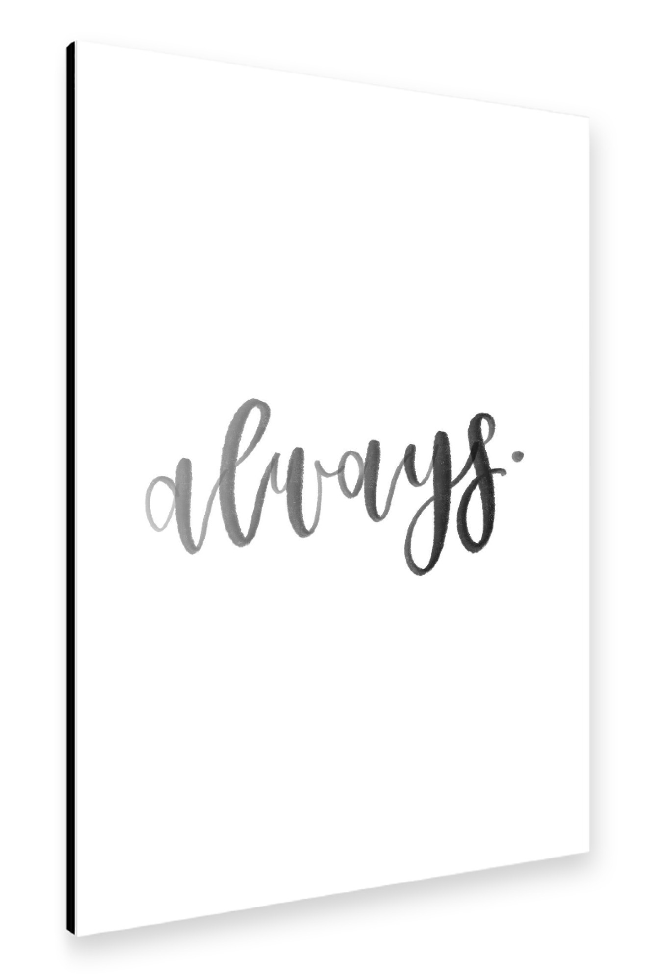 Alu-Dibond "Love you always" 75x50 cm artboxONE