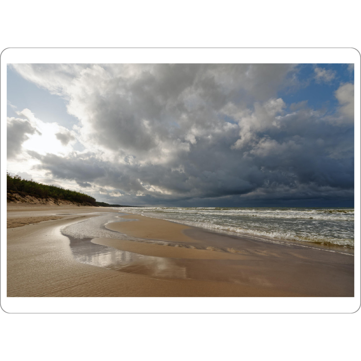 Tischset "Einsamer Strand" artboxONE - Natur,Reise / Strand und Meer