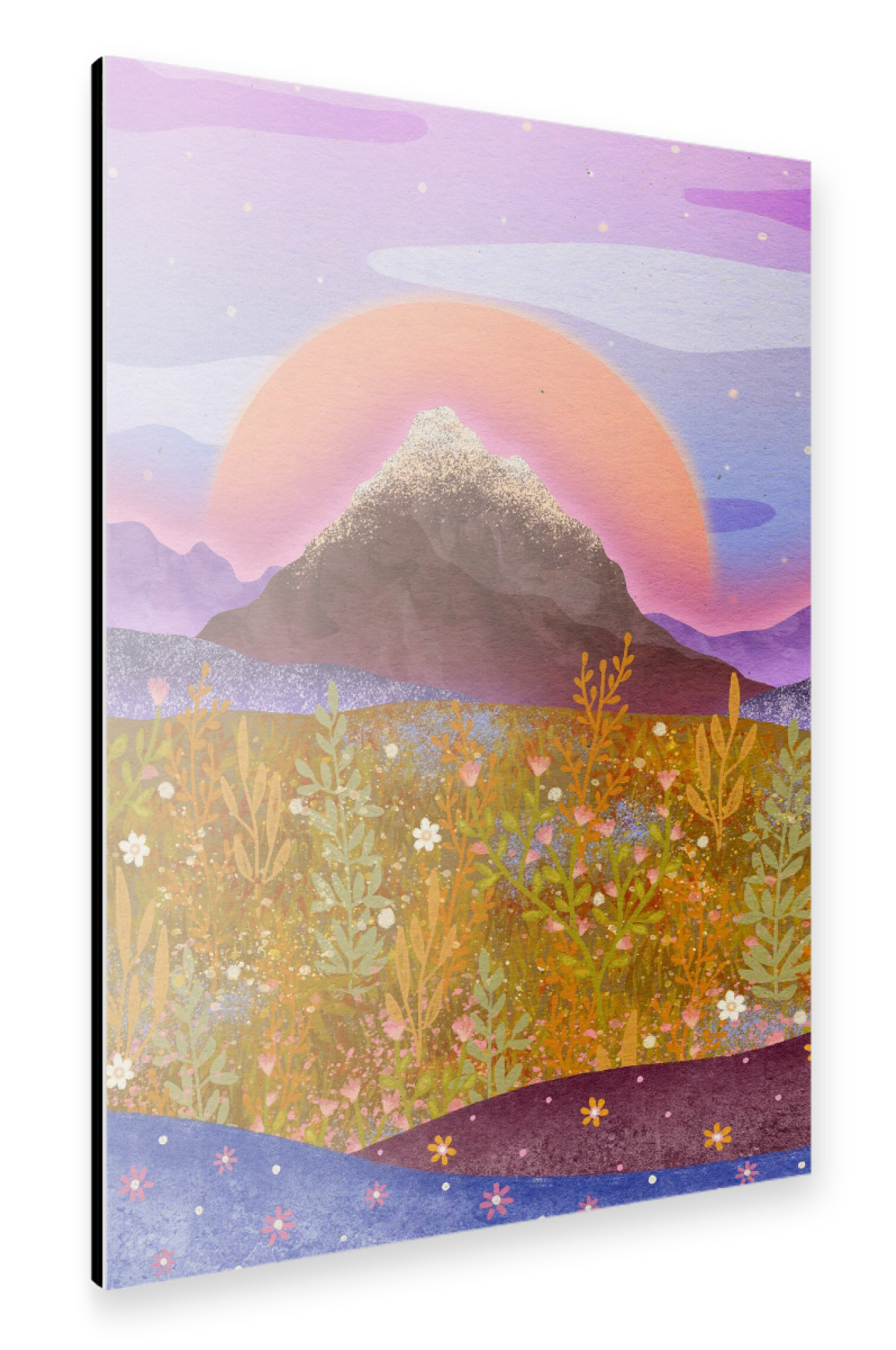 Alu-Dibond "Blumenalp" 30x20 cm artboxONE