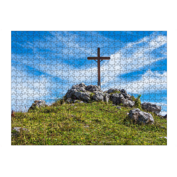 artboxONE Puzzle "Prediktstuhls mit Gipfelkreuz" artboxONE - Natur,Reise