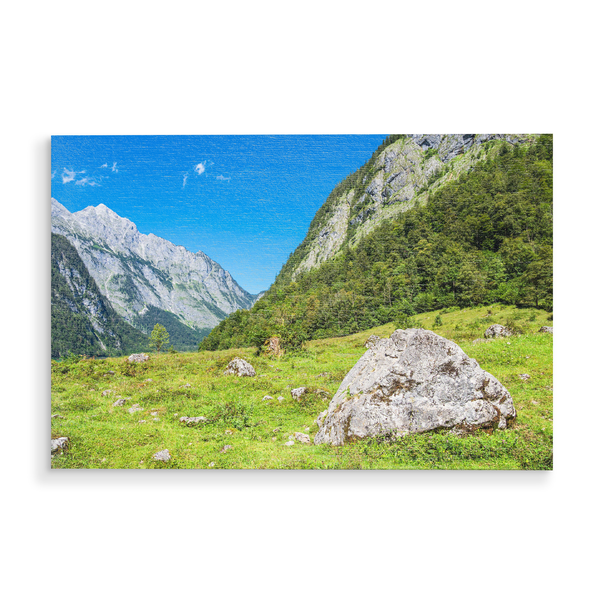 Holzbild "Landschaft mit Felsen" artboxONE - Natur,Reise