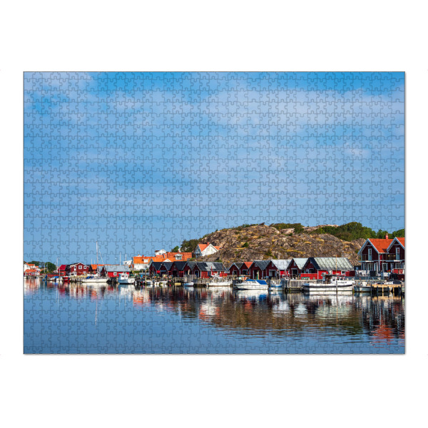 Puzzle Ravensburger "Hamburgsund in Westschweden" artboxONE - Natur,Reise,Architektur,Reise / Strand und Meer,Reise / Länder