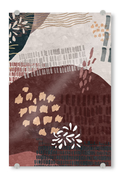 Acrylglasbild "Abstratc Ink" artboxONE - Abstrakt,Geometrie - Ink,Geometric,Geometrie,Abstract,Abstrakt,Formen,Bunt,Colorful