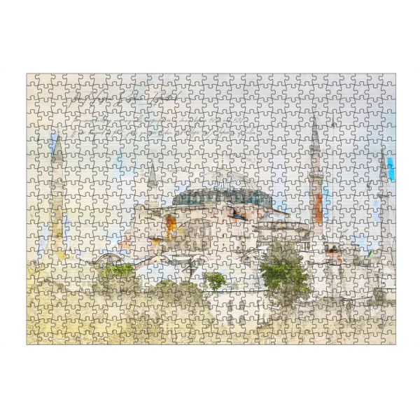 Puzzle Ravensburger "Hagia Sophia, Istanbul" artboxONE - Architektur,Reise / Länder,Städte / Istanbul