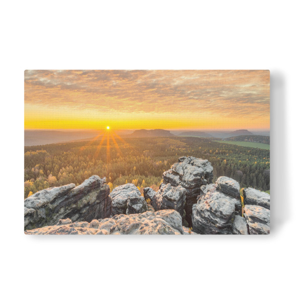 Leinwandbild "Gohrisch Sonnenuntergang" artboxONE - Natur,Reise