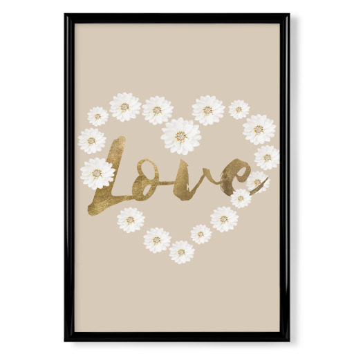 Flower in Love Gold