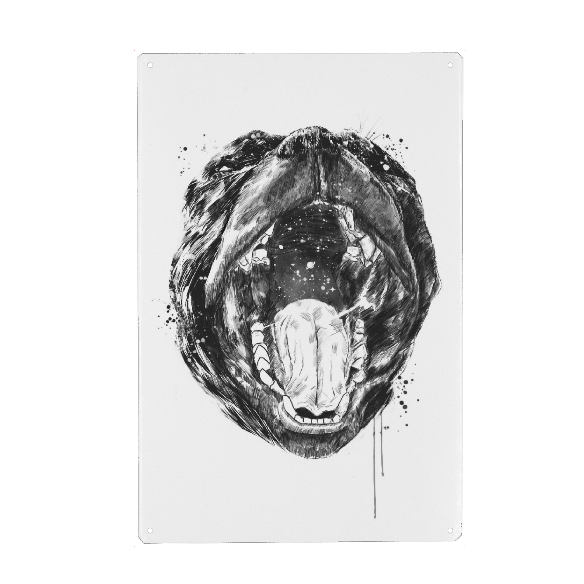Holzbild "Birth of the universe" artboxONE - Tiere,Galaxy