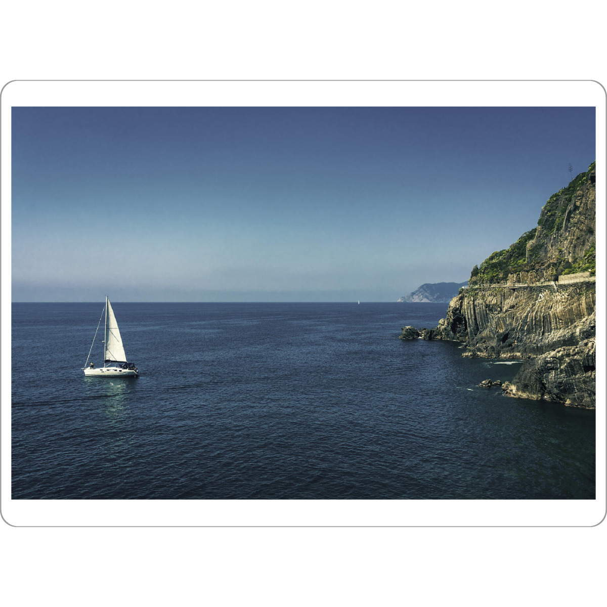Tischset "Cinque Terre: blue sea" artboxONE - Städte,Natur,Reise,Reise / Strand und Meer
