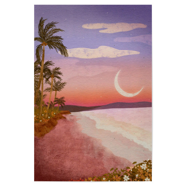 Poster "Palmen Strand" artboxONE - Natur,Reise / Strand und Meer