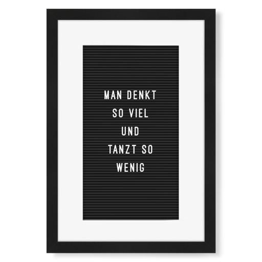 Letterboard Mehr Tanzen