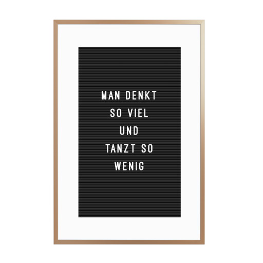 Letterboard Mehr Tanzen