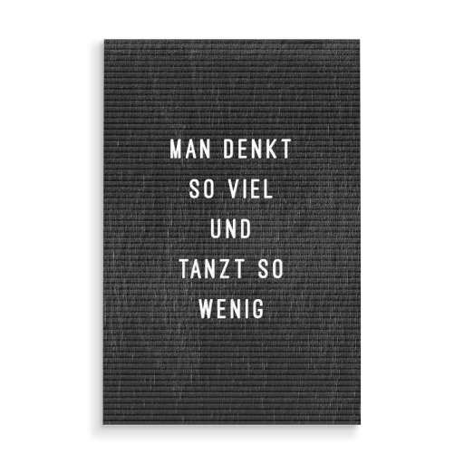Letterboard Mehr Tanzen Letterboard Mehr Tanzen