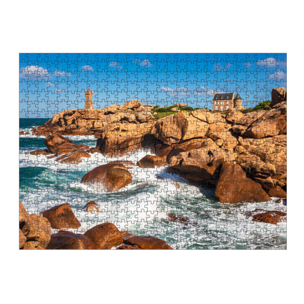 artboxONE Puzzle "Leuchtturm an der Atlantikküste" artboxONE - Architektur,Reise / Strand und Meer,Reise / Länder