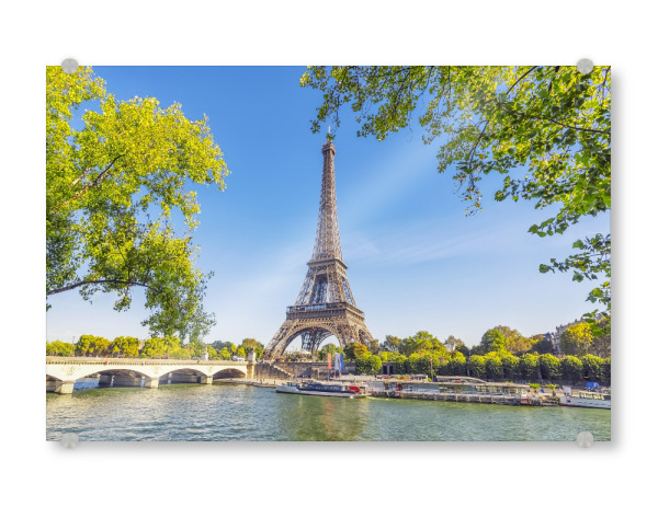 Acrylglasbild "Summer in Paris" artboxONE - Städte,Reise,Architektur,Städte / Paris,Reise / Länder