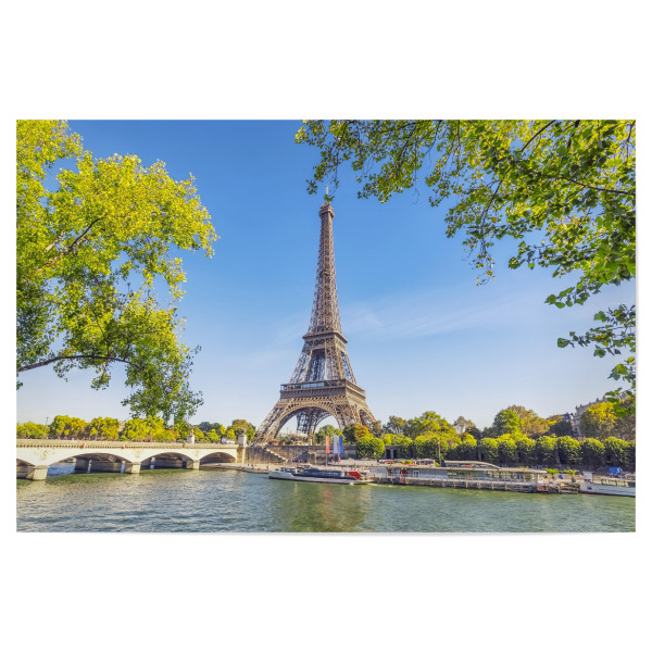 Poster "Summer in Paris" artboxONE - Städte,Reise,Architektur,Städte / Paris,Reise / Länder