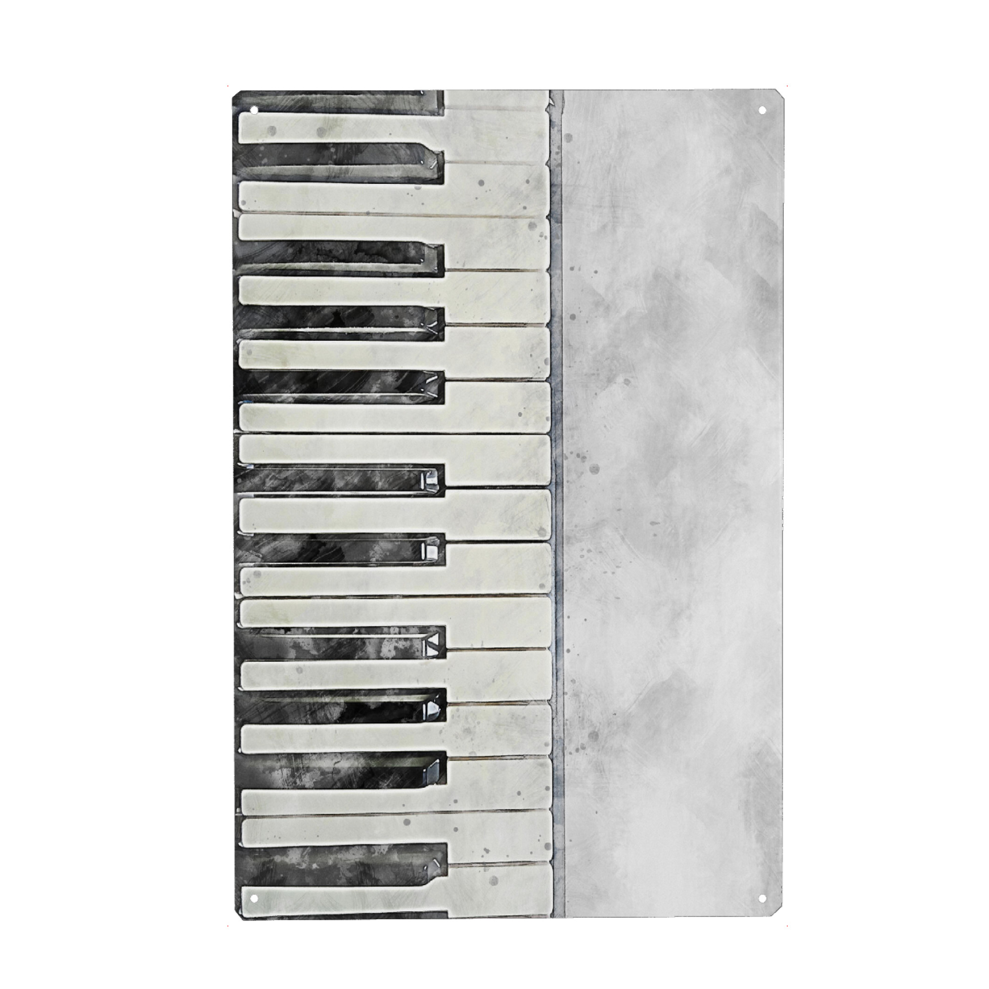 Holzbild "Piano (matart)" artboxONE - Musik - Grand,Piano,Instrument,Instruments,Music,Musical,Musician,Musik,Klavier,Flügel