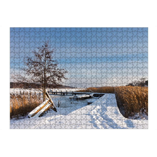 artboxONE Puzzle "Winter am Prerowstrom" artboxONE - Natur,Reise