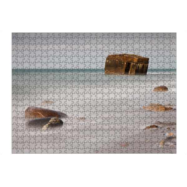 artboxONE Puzzle "Bunker bei Wustrow" artboxONE - Natur,Reise,Architektur,Reise / Strand und Meer