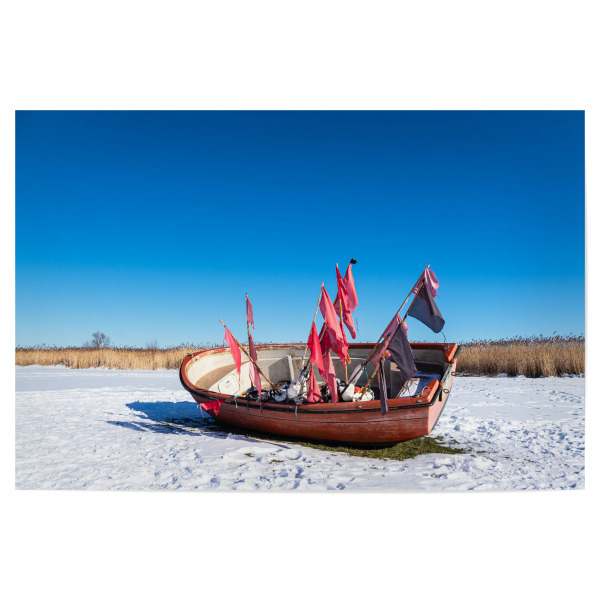 Poster 30x20 cm "Fischerboot in Althagen" artboxONE - Natur,Reise