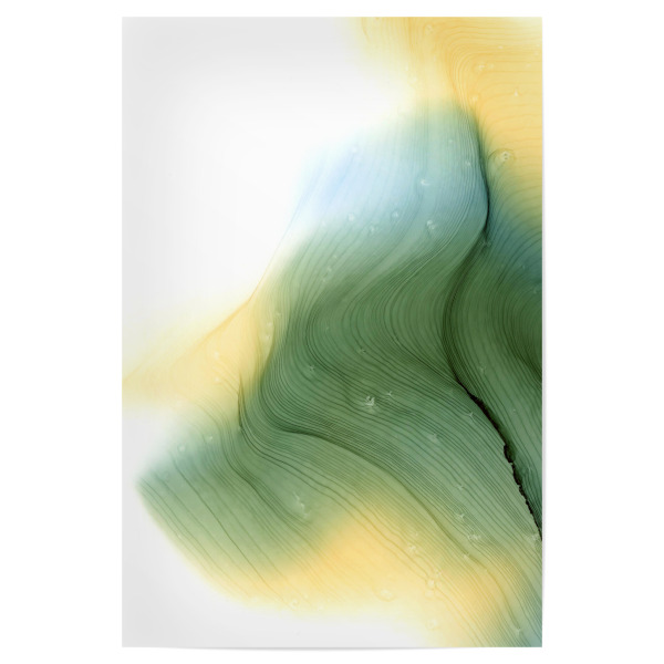 Poster "Gold n Green" artboxONE - Abstrakt