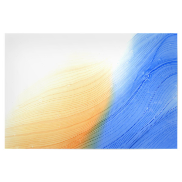 Poster "Orange n Blue" artboxONE - Abstrakt