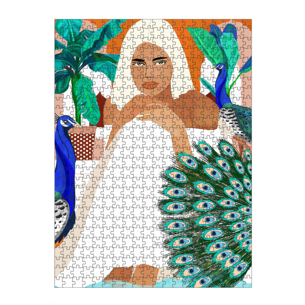 artboxONE Puzzle "Indian Vacay" artboxONE - Tiere,Menschen