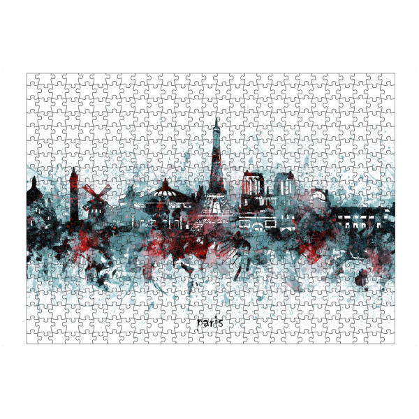 artboxONE Puzzle "Paris skyline artistic grey" artboxONE - Städte,Reise,Städte / Paris,Arcadia