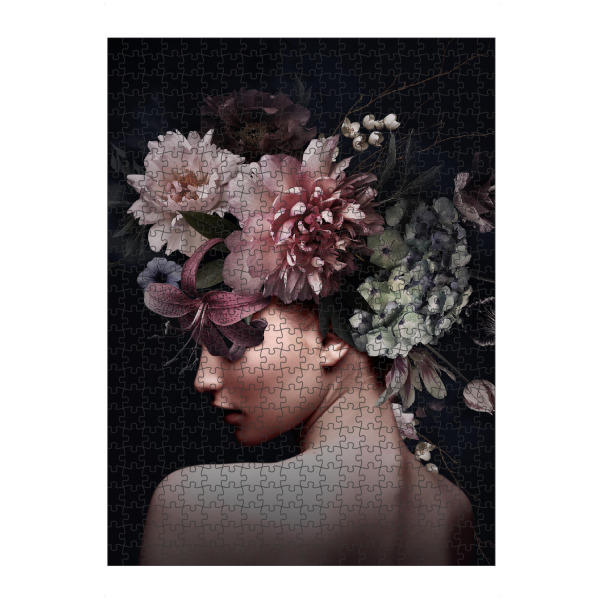Puzzle Ravensburger "Floral Woman Classic" artboxONE - Natur,Menschen