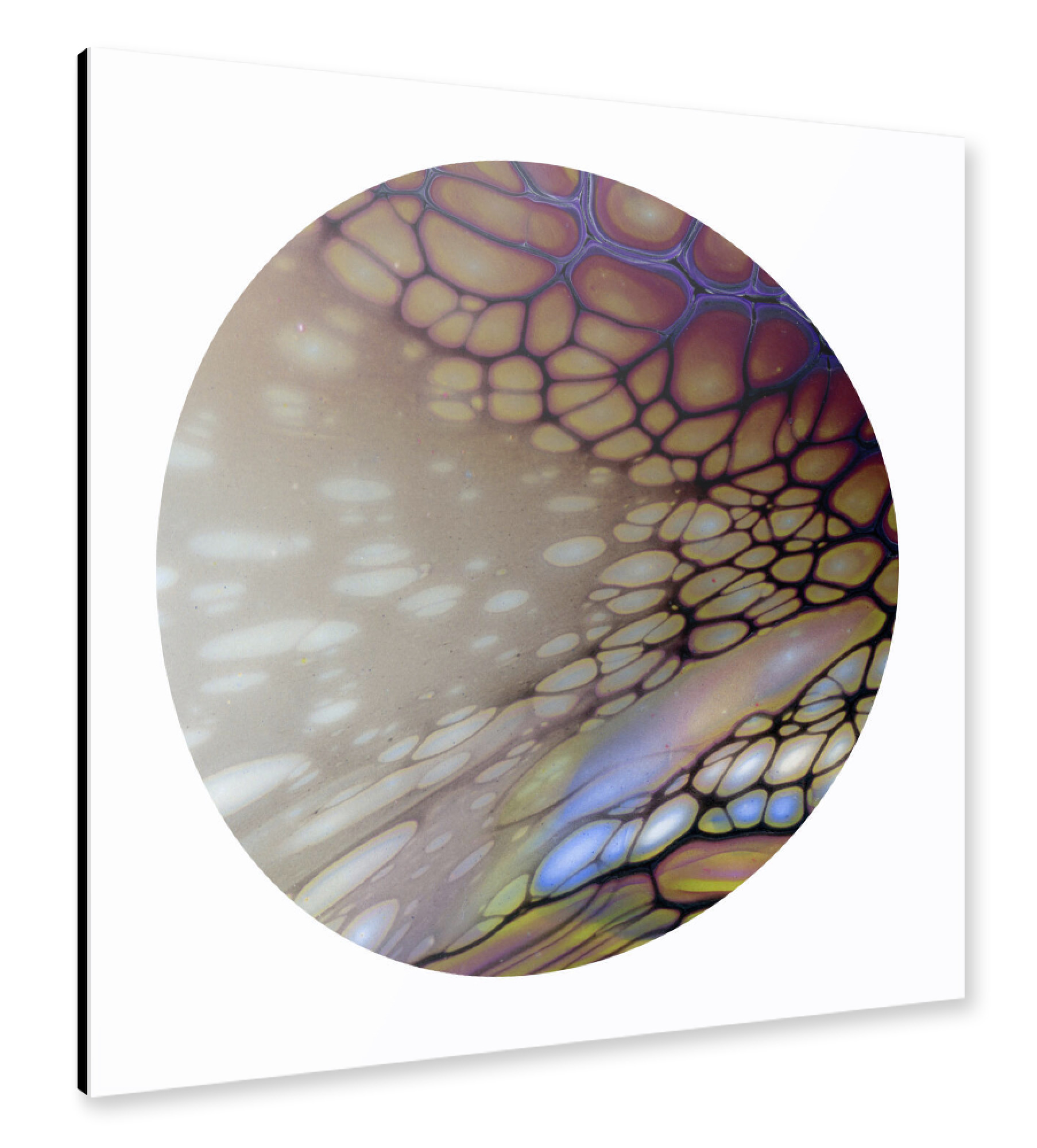 Alu-Dibond "Dark Cells" 30x30 cm artboxONE