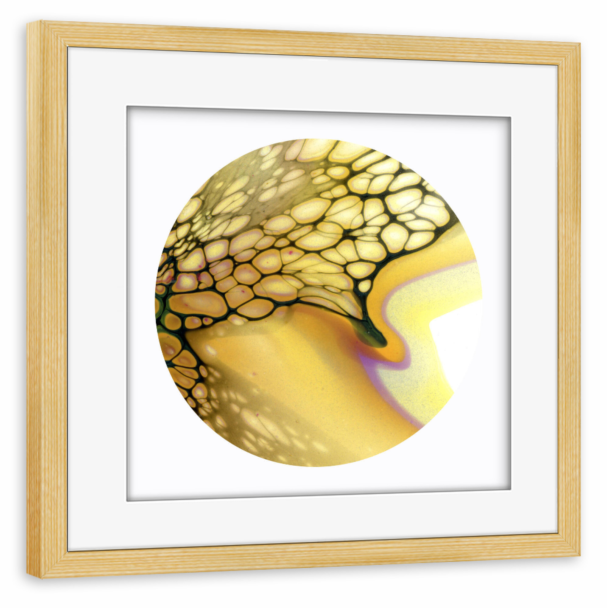 Poster mit Rahmen kiefer "Wings Art" artboxONE - Abstrakt