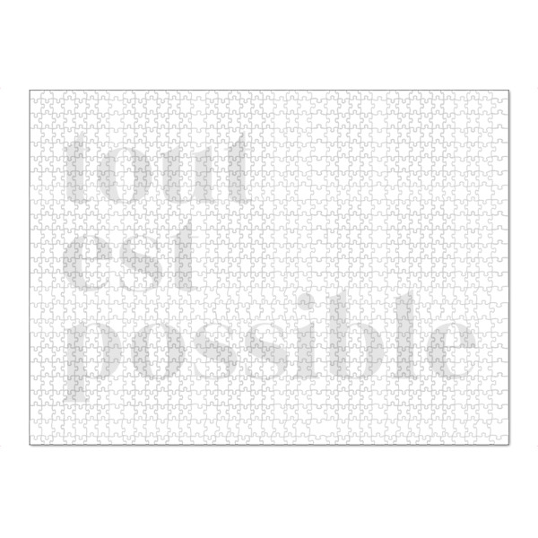 Puzzle Ravensburger "Tout est possible" artboxONE - Typografie,Städte / Paris