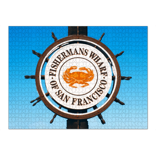Puzzle Ravensburger "Fishermans Wharf" artboxONE - Reise,Reise / Länder,Städte / San Francisco