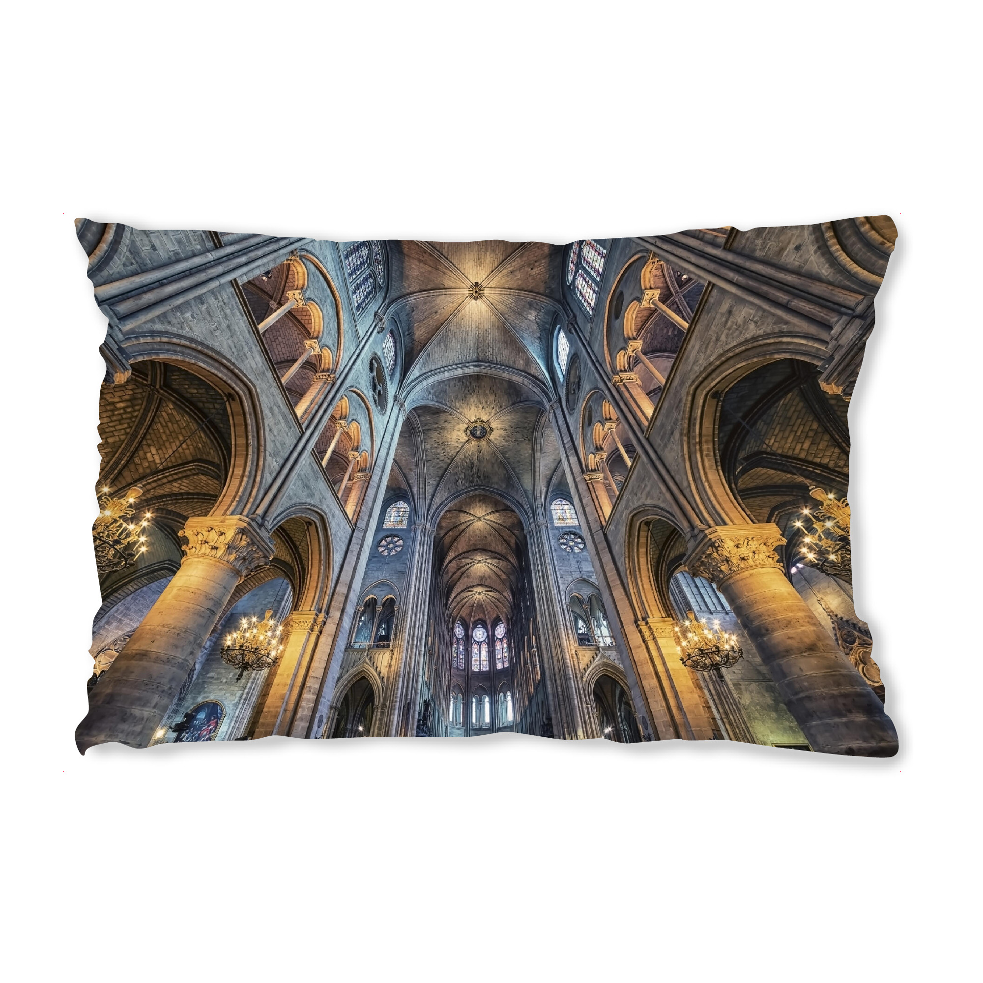 Design-Kissen "Inside Notre-Dame" artboxONE - Städte,Reise,Architektur,Städte / Paris,Reise / Länder