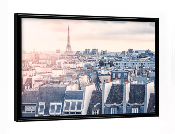 Poster mit schwarzem Rahmen "Paris roofs" artboxONE - Städte,Reise,Architektur,Städte / Paris,Reise / Länder