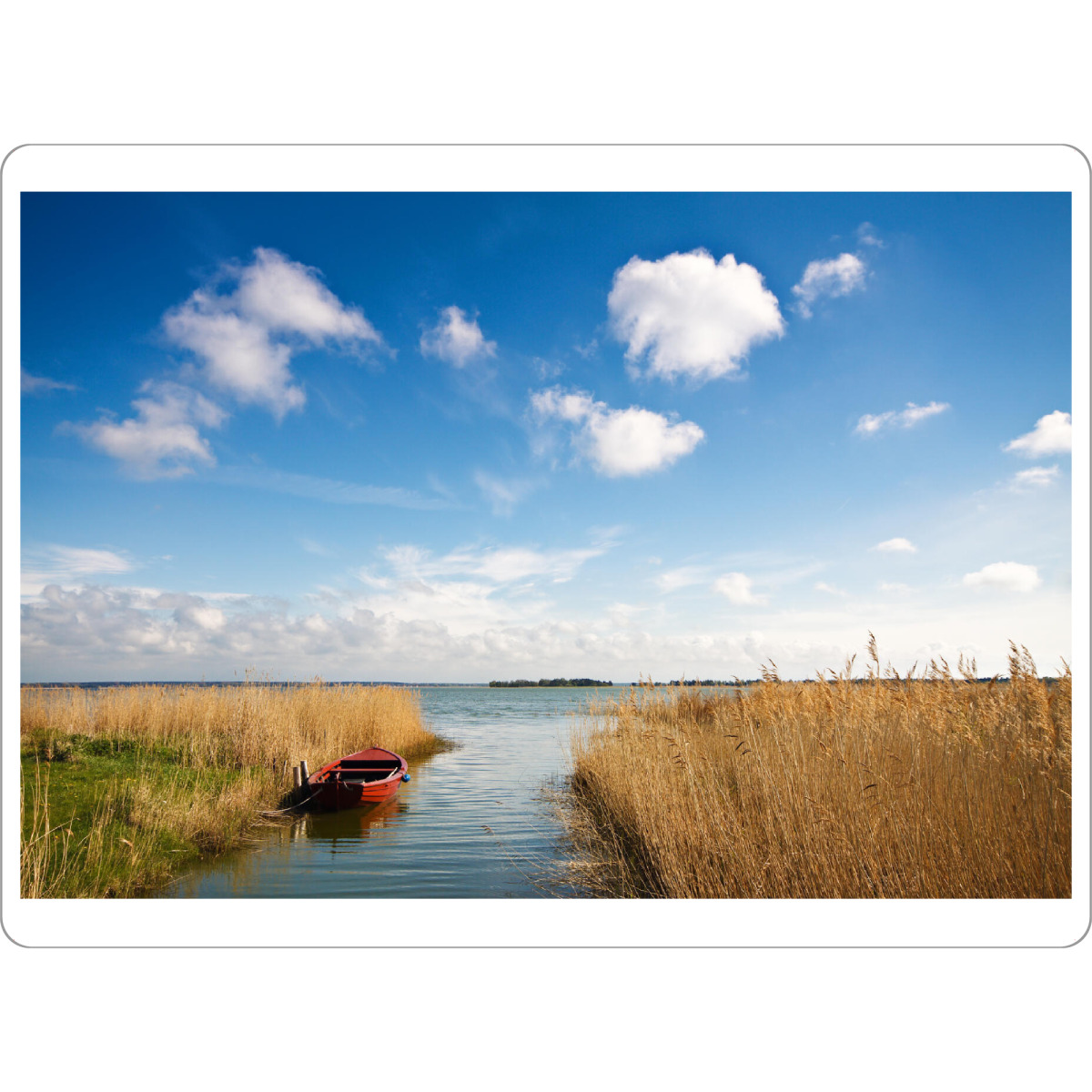 Tischset "Rotes Fischerboot" artboxONE - Natur,Reise