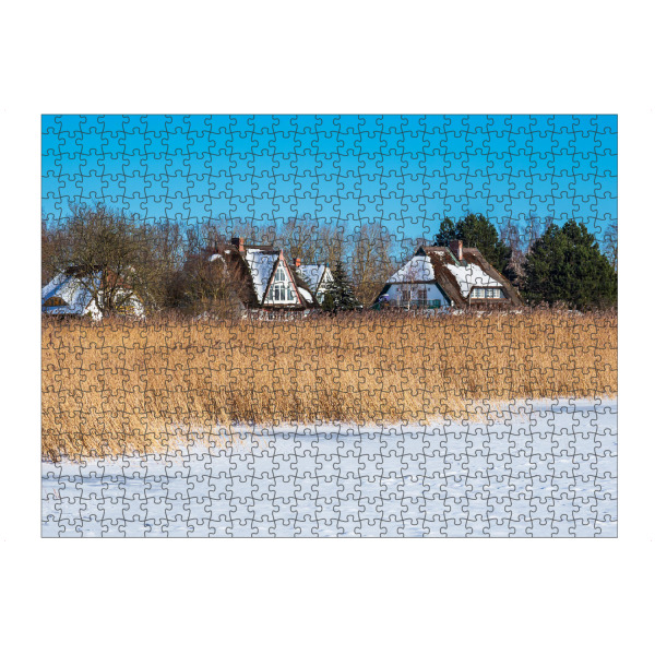 artboxONE Puzzle "Häuser in Born" artboxONE - Natur,Reise,Architektur