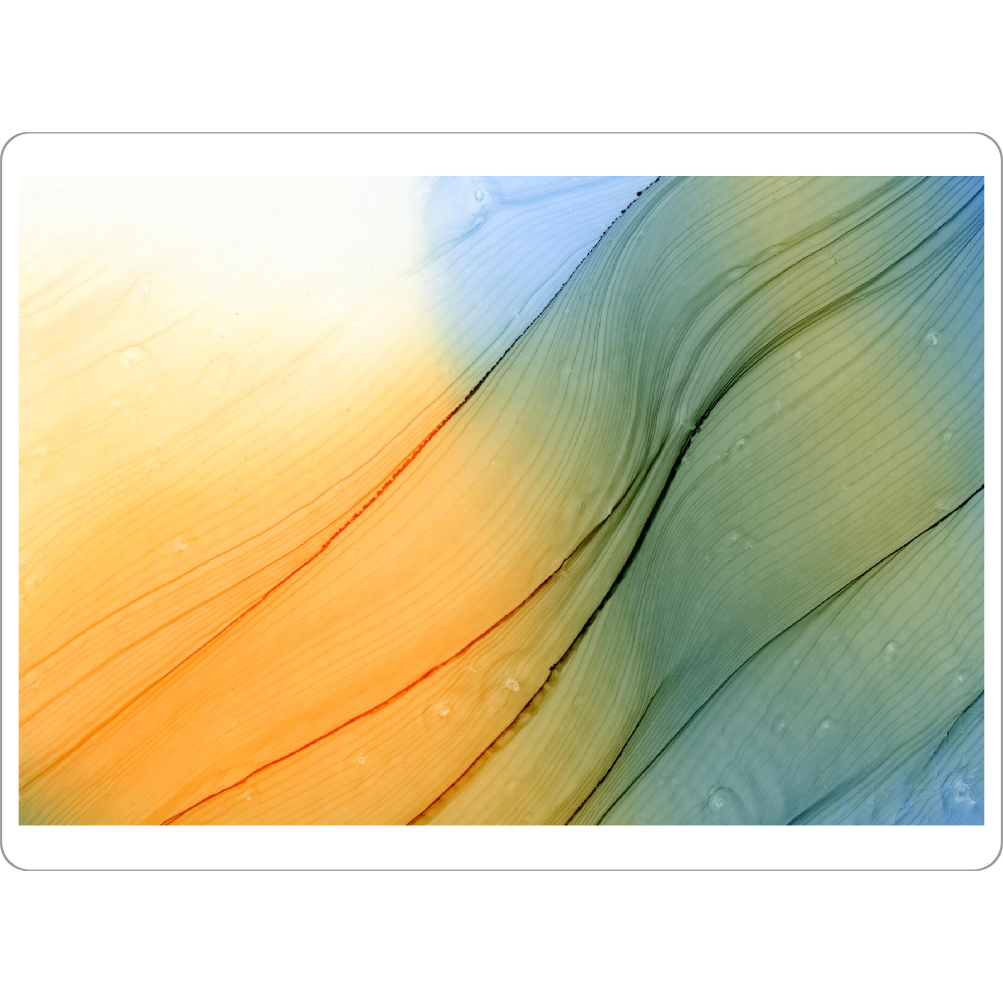 Tischset "Orange n Green Feeling - kunst" artboxONE - Abstrakt