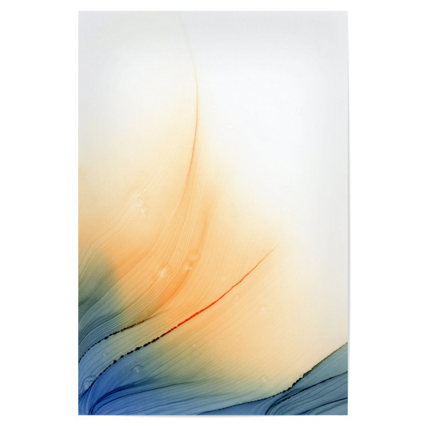 Poster 30x20 cm "Bunt the Hill" artboxONE - Abstrakt