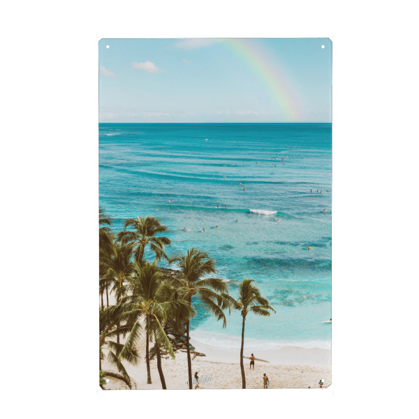 Holzbild "Paradise Beach" artboxONE - Natur,Reise,Menschen,Reise / Strand und Meer