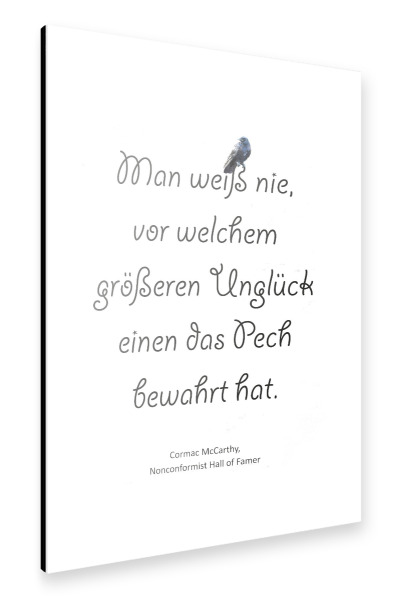 Alu-Dibond "Unglück und Pech" 30x20 cm artboxONE