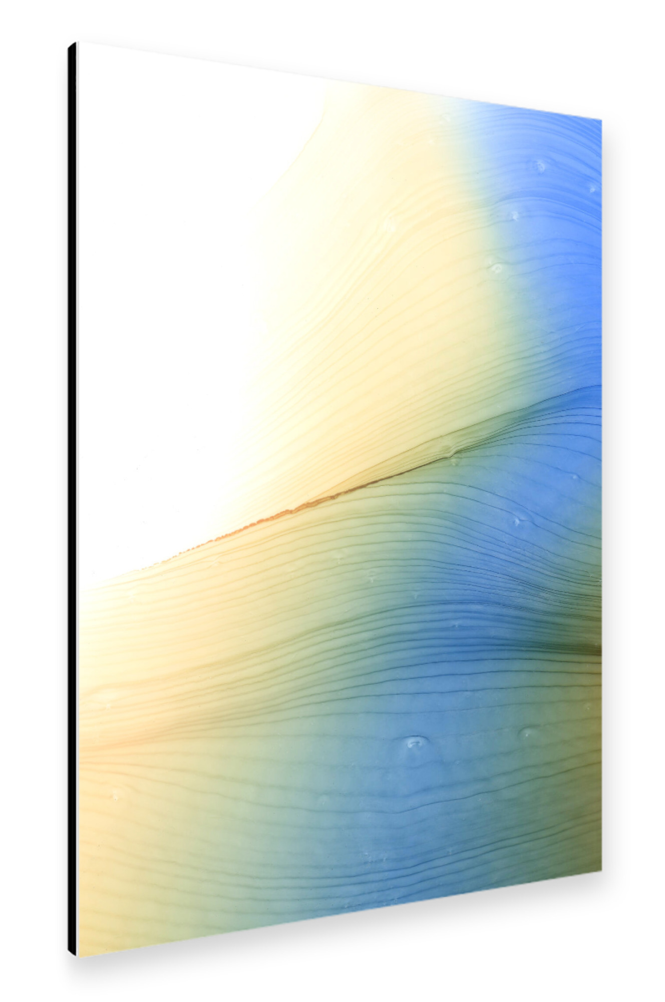 Alu-Dibond "Light on the hill" 30x20 cm artboxONE