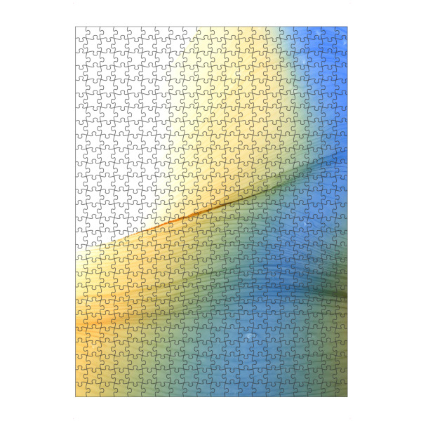 artboxONE Puzzle "Light on the hill" artboxONE - Abstrakt