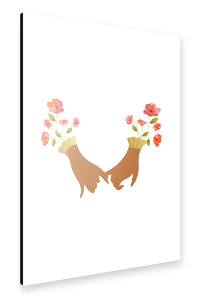 Alu-Dibond "I Pinky Promise | Valentine's Day" 30x20 cm artboxONE
